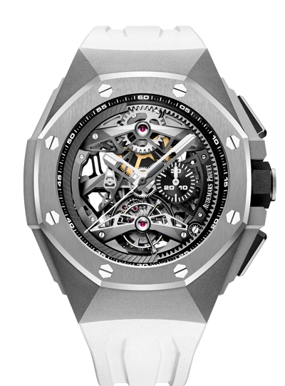 2018 Replica Audemars Piguet ROYAL OAK CONCEPT TOURBILLON CHRONOGRAPH OPENWORKED SELFWINDING watch 26587TI.OO.D010CA.01